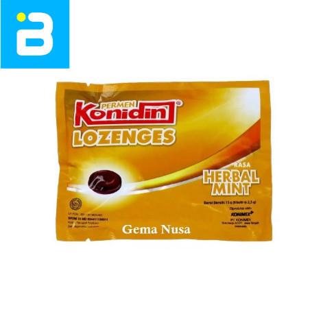 

Konidin Lozenges Herbal Mint 15G