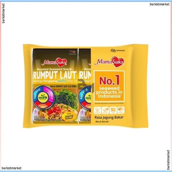 

MAMASUKA RUMPUT LAUT JAGUNG BAKAR 4.5 GR X 2 PCS