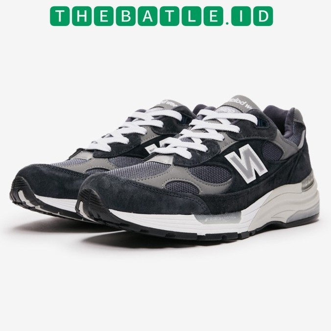 SEPATU NB NEW BALANCE 992 GREY NAVY BNIB ORIGINAL