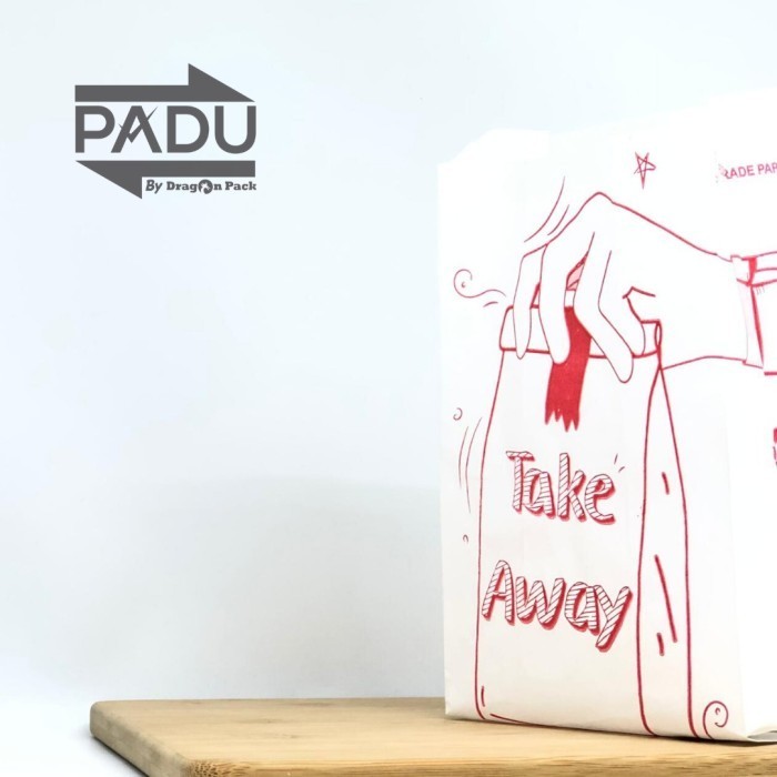 

Paper Bag / Kantong Kertas M - Kantong Roti / Fried Chicken / Snack - Putih