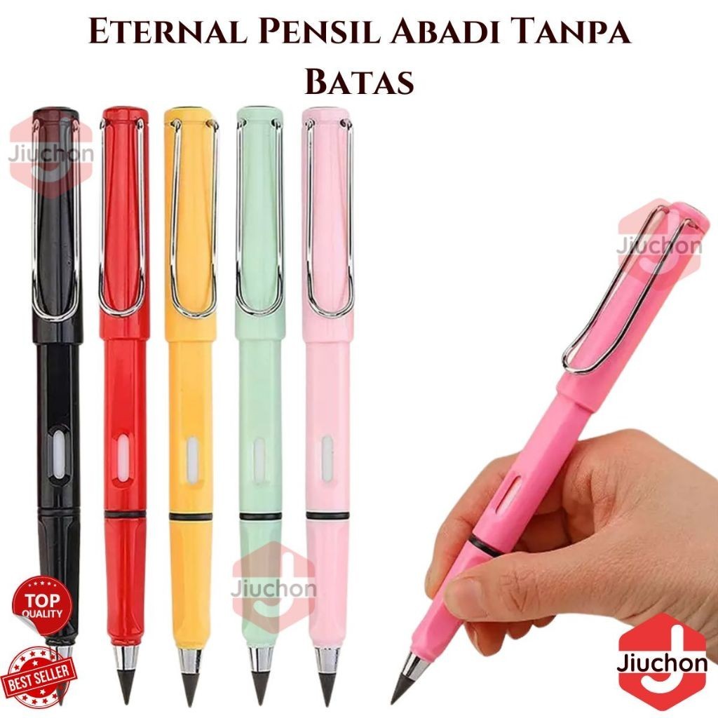 

JIUCHON PENSIL ABADI ETERNAL + PENGHAPUS / PENSIL TANPA BATAS / PENSIL ETERNAL PLUS ERASER / PENSIL TIDAK BISA HABIS