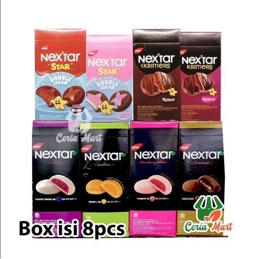 

Nextar Nabati Box isi 8 Brownies Nanas Krimero Richoco Double Cream