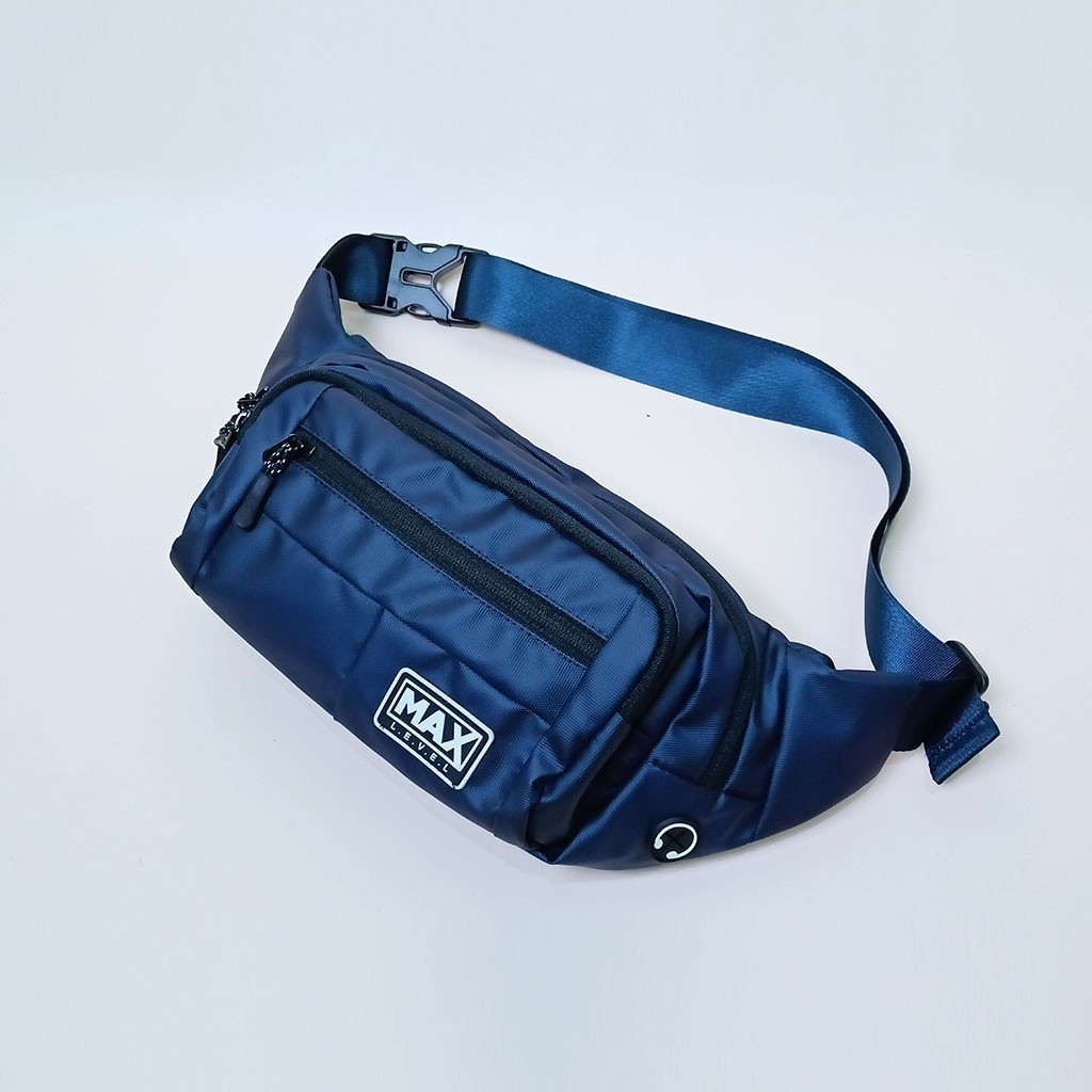 Max Level Blue Orion X5 Tas Selempang Tas Pinggang Waistbag Distro Tas Selempang WATERPROOF