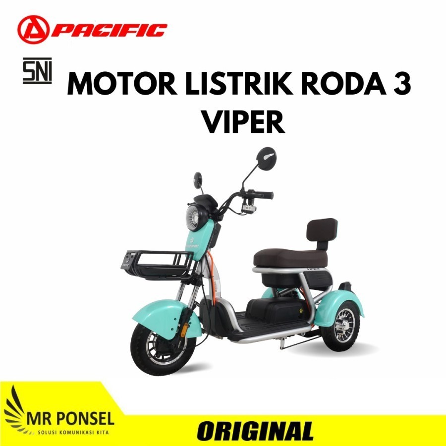 Pacific Sepeda Motor Listrik VIPER roda 3