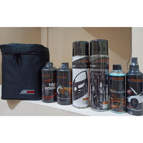 Paket Perawatan Interior Eksterior Mobil Car Care Kit Set Protera 6 in 1