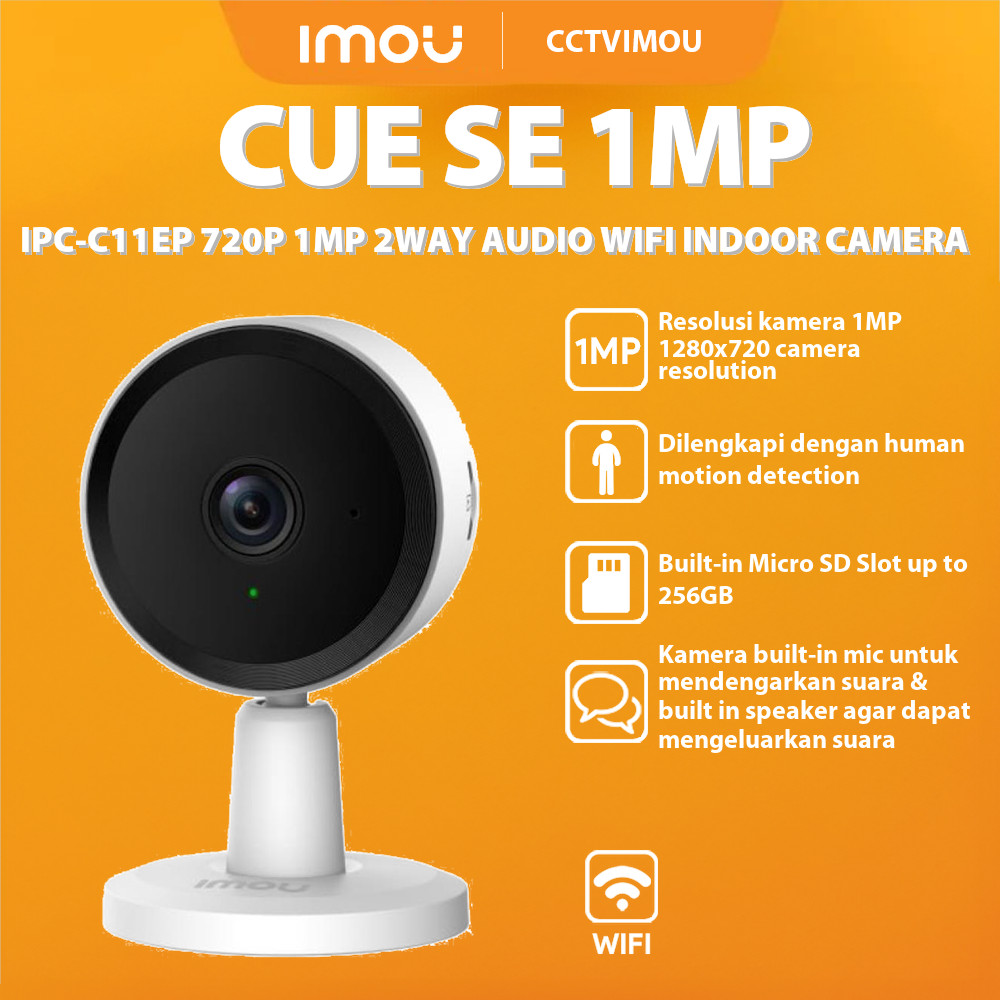 IMOU CUE SE IPC-C11EP 720P 1MP 2WAY AUDIO WIFI INDOOR CAMERA