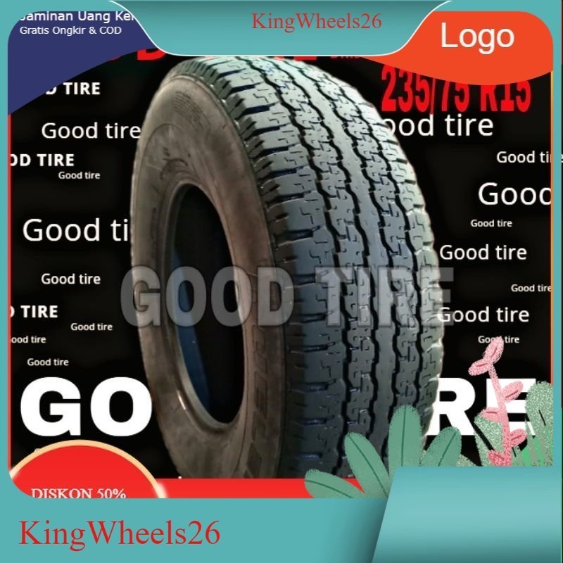 BTIDGESTONE DUELER 235-75-15 R15 RING 15 COPOTAN SEKEN BEKAS BAN MOBIL JEEP KATANA