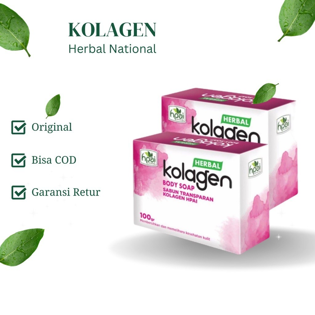 

Sabun Kolagen Asli original dengan kandungan kolagen tinggi - HNI BPOM