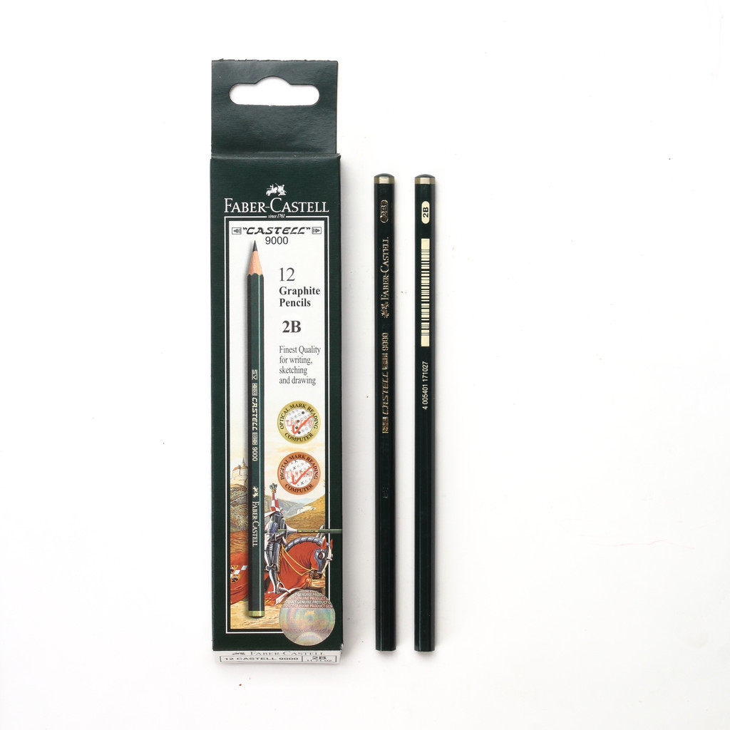 

FABER CASTELL - Pensil Tulis Komputer Ujian Varian 2B FB-9000 2B - Pcs