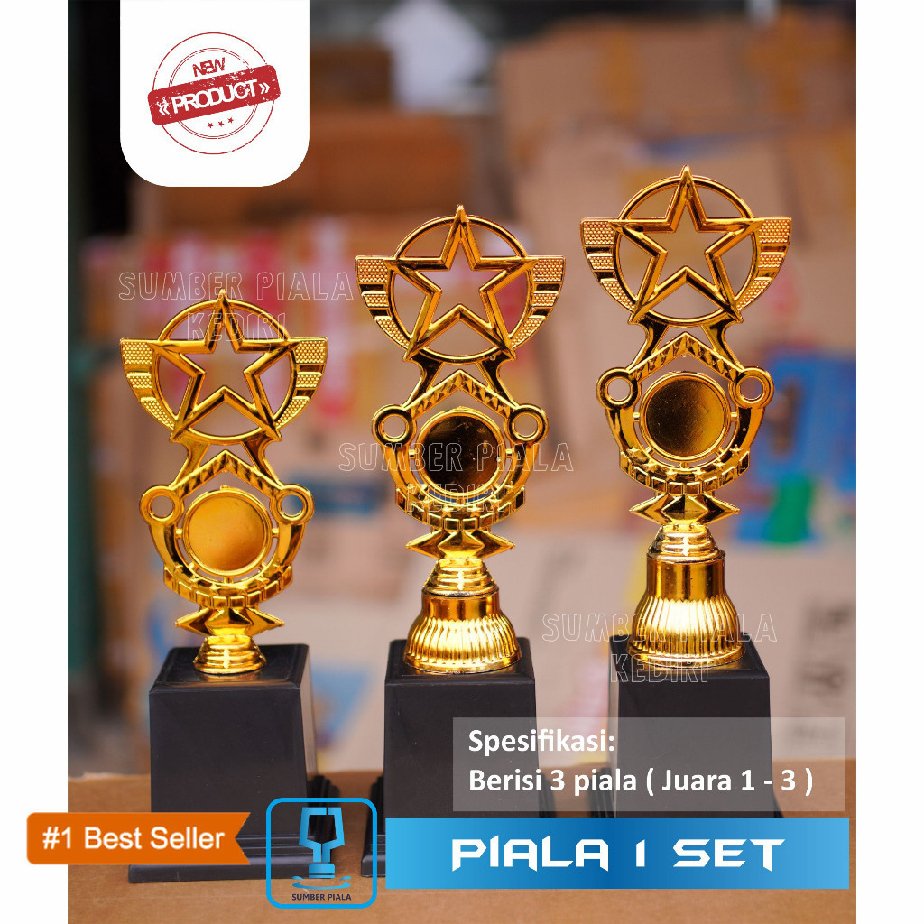 Piala Set 123 Piala Mini Piala Murah piala set mini piala set murah piala imtihan piala maulid piala