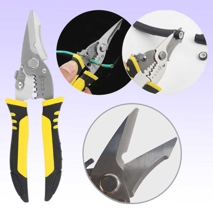 

TRFF Gunting Kawat Listrik Multifungsi Cable Cutter Stainless Steel ZM197Q