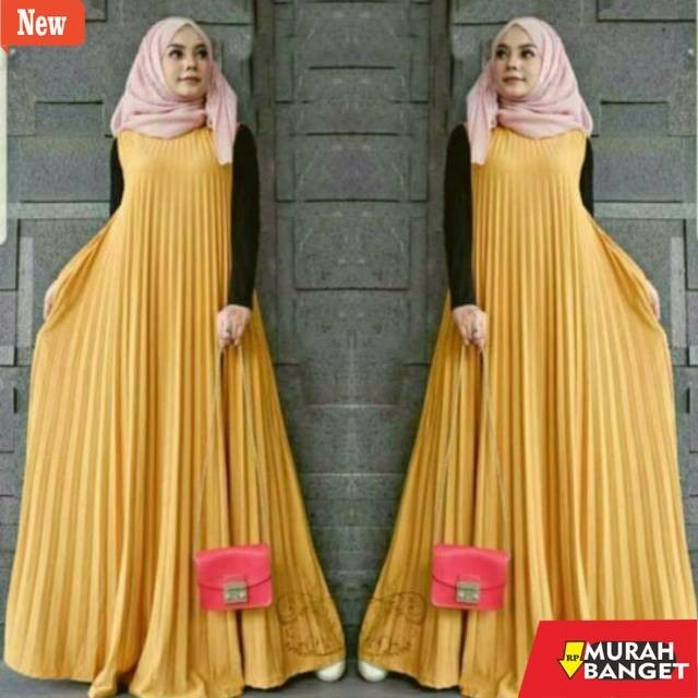 Jumpsuit Wanita Kekinian Overal plisket