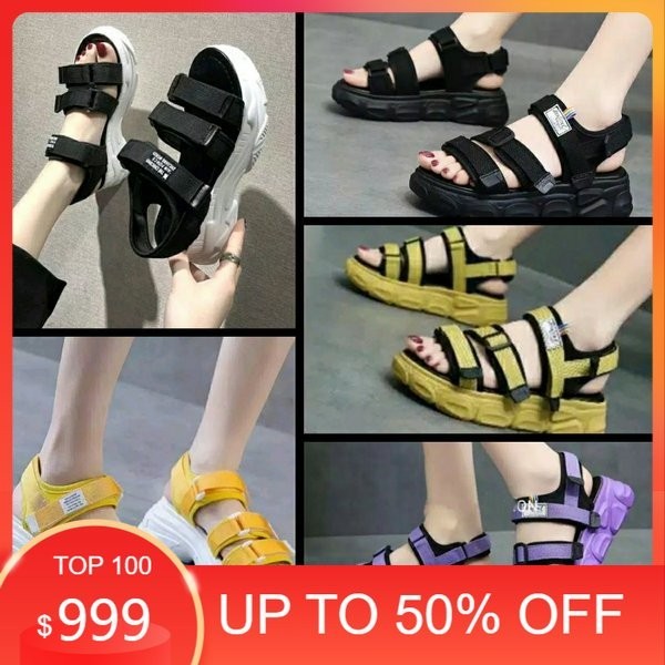 NEW - Sandal Gunung Wanita Pria Sendal Gunung Tali Cewek Cowok Murah Sandal Gunung Model Korea Sepat