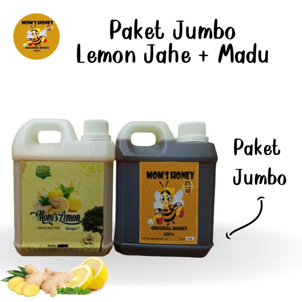 

Lemon Jahe Madu By MOMS HONEY / Paket Jumbo Lemon Jahe Madu Kemasan 1,5kg