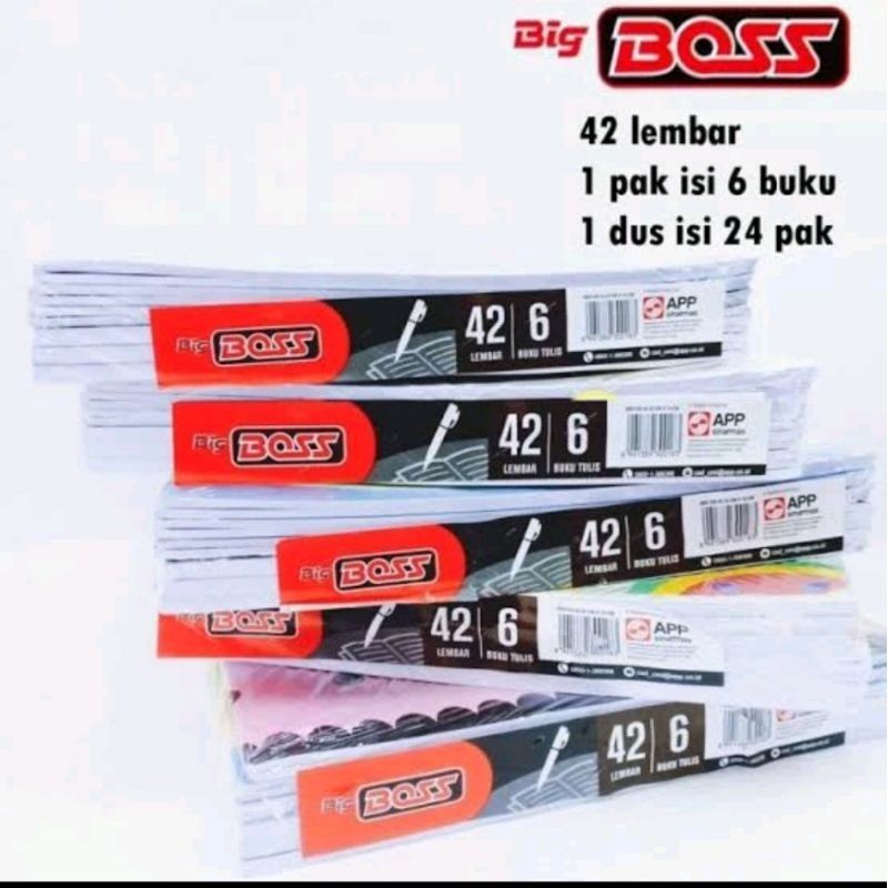 

RB Buku Tulis Campus Karakter BIG BOSS 42 Lembar ( 1pak/6buku )