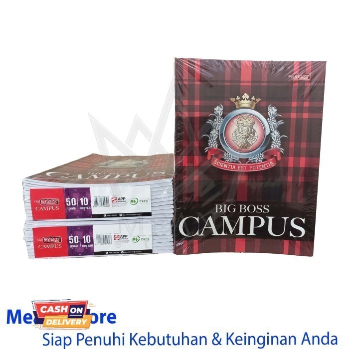 

✨LARIS✨ -Buku Tulis Big Boss Campus 50 Lembar / Buku Campus 50 / Kampus SMP SMK