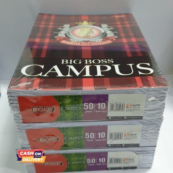 

✨LARIS✨ -Buku Tulis Big Boss Campus Isi 50 Lembar. 10bk Sinar Mas