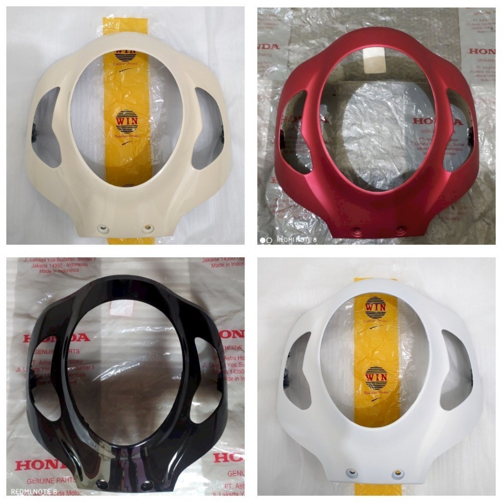 MAHKOTA MOTOR - Tameng Depan Scoopy eSP K2F 2020 2021 2022 2023 | front panel WIN | cover body motor