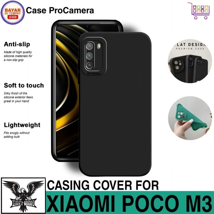 PROMO CASE Xiaomi Poco M3 Casing Cover Poco M3 Hitam