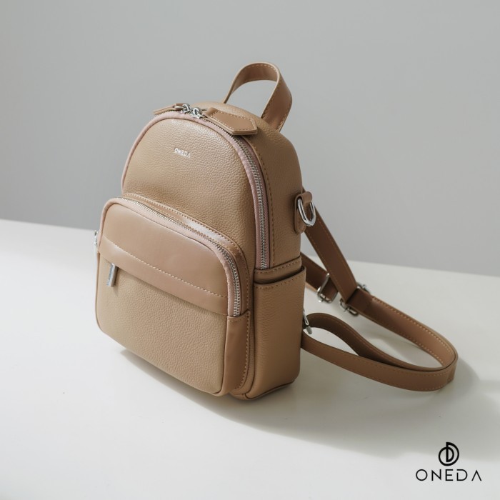 Oneda Tas Punggung Backpack Ransel Wanita #S2333 - Apricot