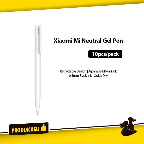 

[Terbaru]ATK Xiaomi Mi Neutral Gel Pen Pena Pulpen Gel Mikuni Ink Original