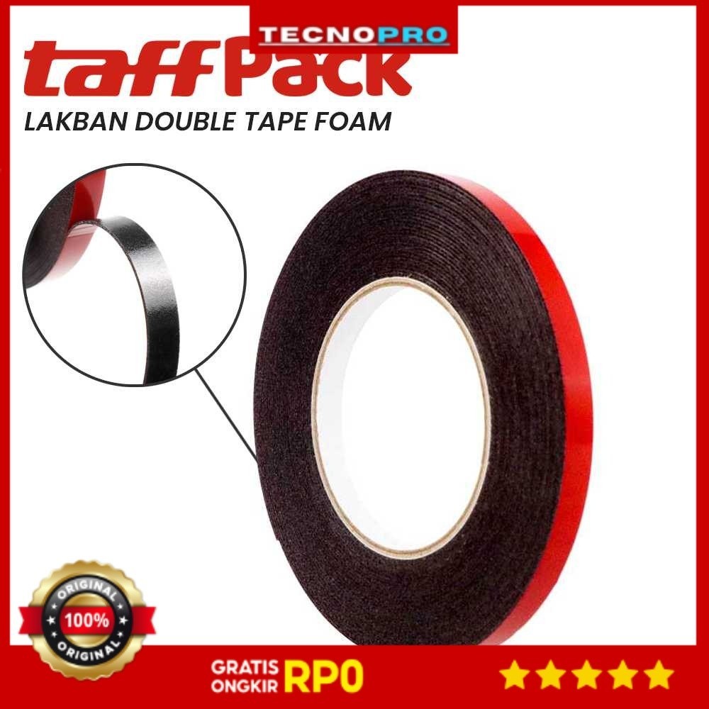 

TaffPACK Lakban Double Tape Foam 10m ORI