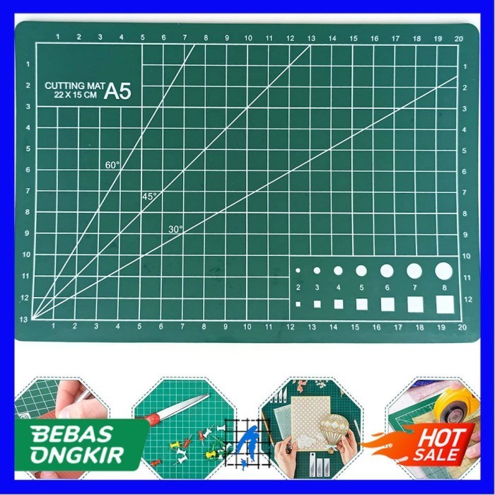 

Alas Potong Work Cutting Mat Pad A5 15 x 22cm