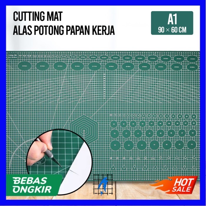 

Work Cutting Mat Pad A1 Alas Potong 90 x 60 cm