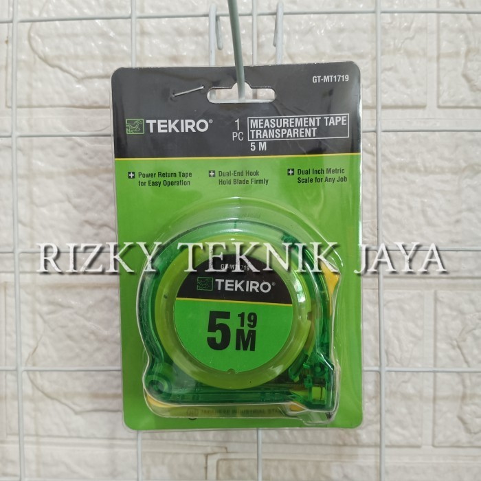 TEKIRO METERAN TRANSPARAN 5M METERAN TRANSPARAN 5 M TEKIRO