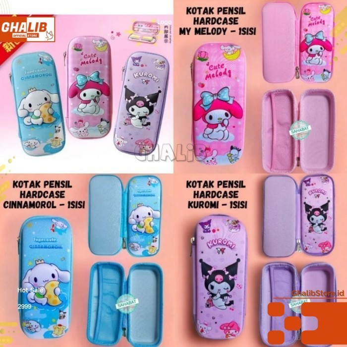 

KOTAK PENSIL Anak Karakter Gambar Timbul Emboss 3D Lucu Pencil Case Sanrio - MELODY