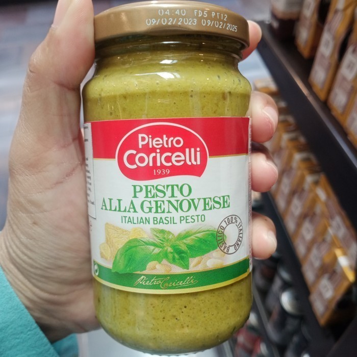

Pietro Coricelli Pesto Alla Genovese 190gr - Italian Basil Pesto