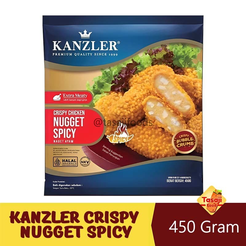 

Kanzler Crispy Chicken Nugget Spicy 450gr - Nugget Pedas