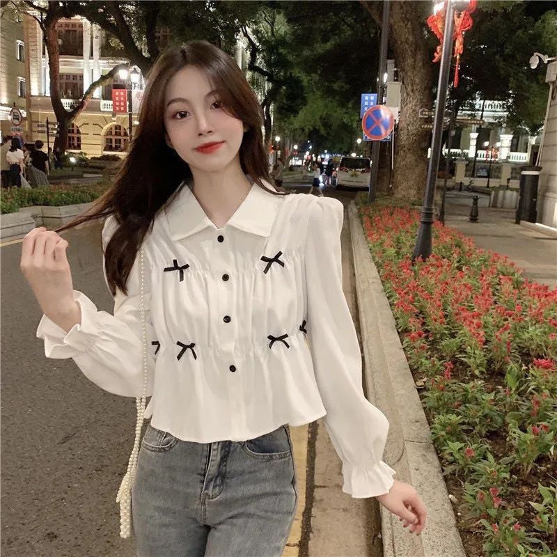 KIELO - BLOUSE TERBARU MOTIF BERPITA / CLEA BLOUSE PITA COQUETTE / BLOUSE ALA KOREAN STYLE / FASHION