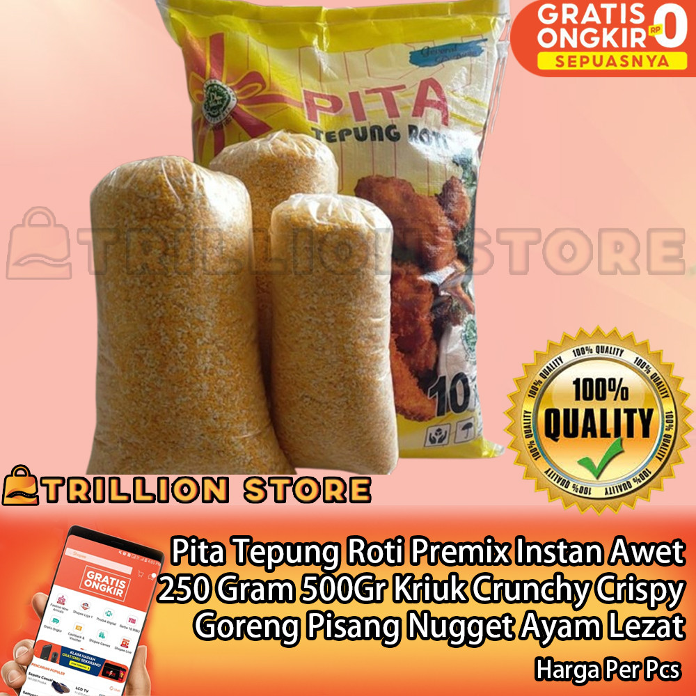 

Pita Tepung Roti Panir Breadcrumb 250g 500g 250 500 Gram Ecer Bread Crumbs Mix Crunchy Kriuks Kriuk Makanan Premix Paner Paneer Paneermeel Instan Kering Halus Kriuk Pisang Risol Risoles Kasar INI Panko Tawar