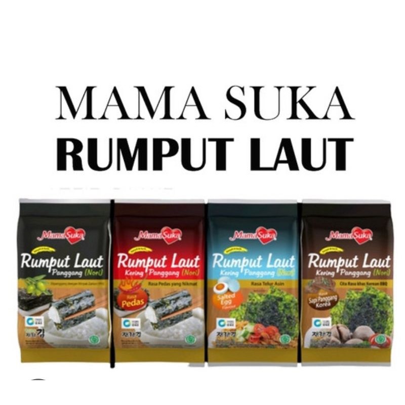 

mamasuka rumput laut kering panggang (gim ) 4.5 gr