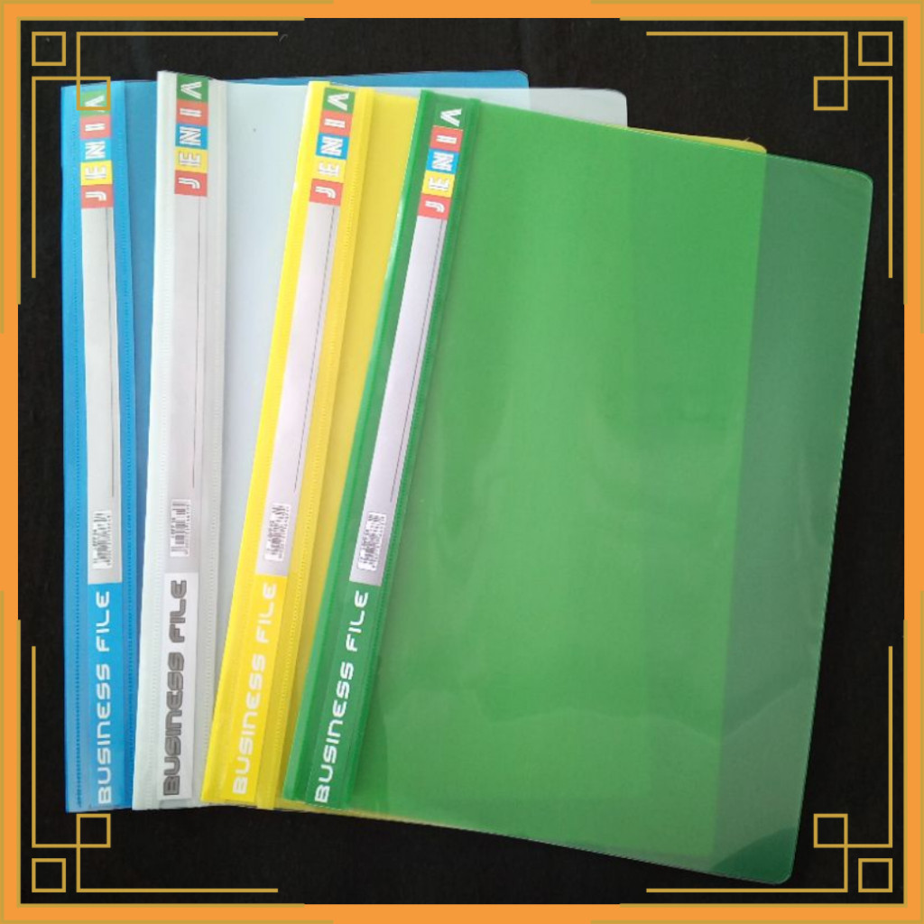 MEDIA KITA Business file map bolong transparant pcs