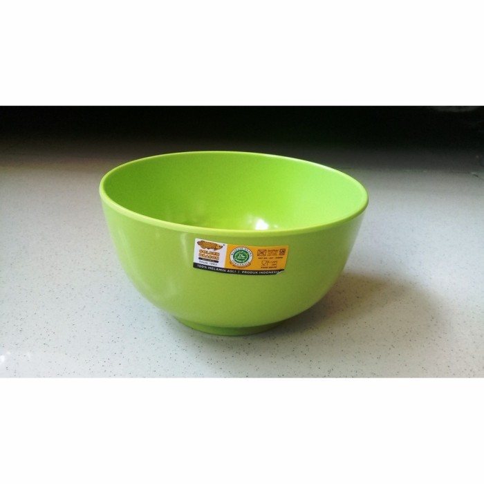 Mangkok Kaki 6" Hijau Stabilo Melamine - Golden Dragon W0806.