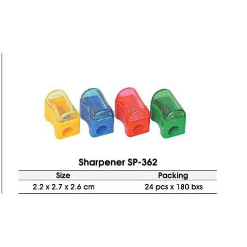 

NAT - 1 PAK / 24 PCS SHARPENER/SERUTAN PENSIL JOYKO SP-362
