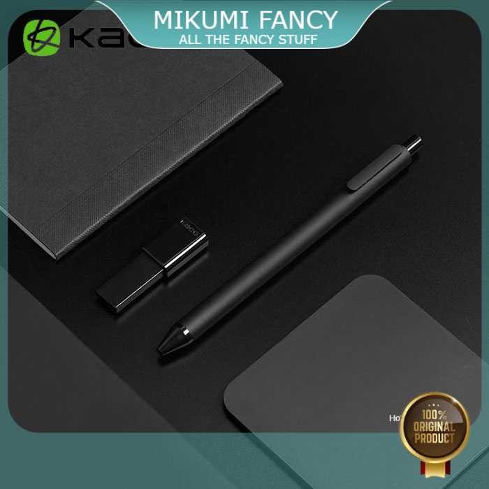 

FANCY Kaco PURE Pena Pulpen Bolpoin Gel Black Ink 0.5mm 10 PCS - K1015