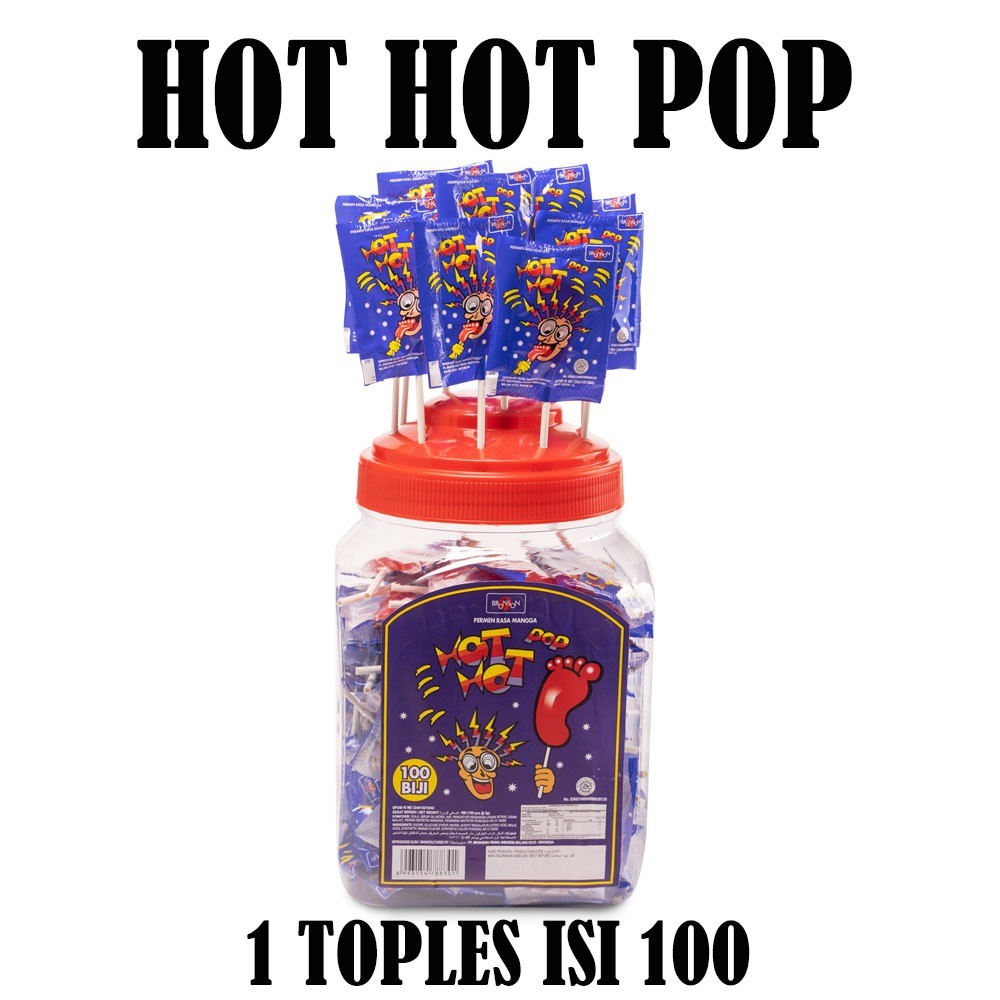 

PERMEN KAKI HOT HOT POP TOPLES ISI 100 pusat groir murah