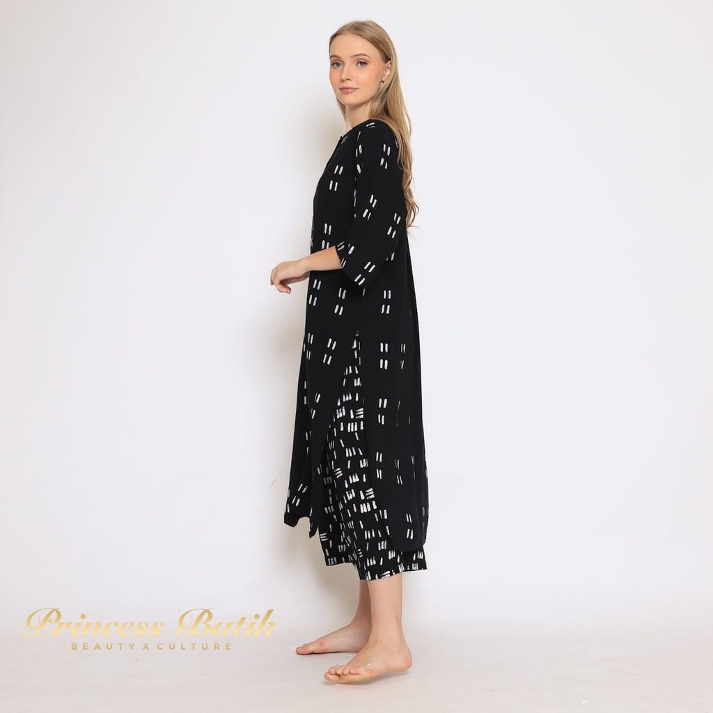 [SALE BESAR] TUNIK MELINDA LONG TUNIC SUPER  JUMBO LD 130 6L BATIK KATUN  HALUS  BATIK WANITA BATIK 