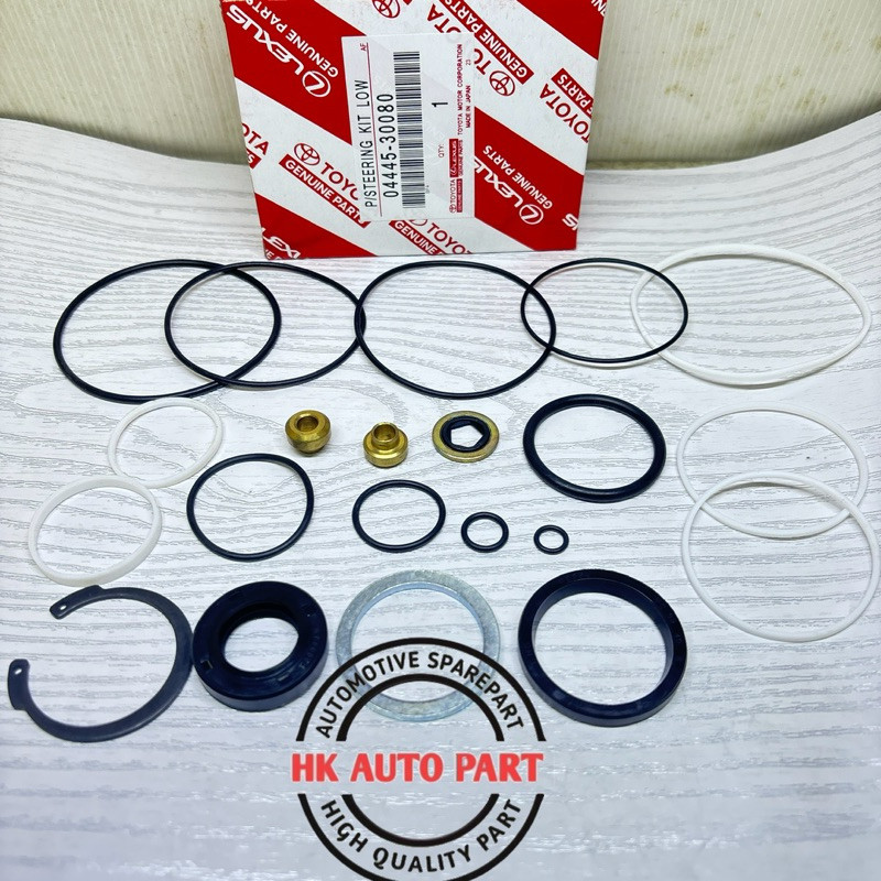 SEAL RACK POWER STEERING KIT BAWAH JAPAN TOYOTA CROWN 1979 1980 1981 1982 1983 SIL BAK RAK WORM BORE