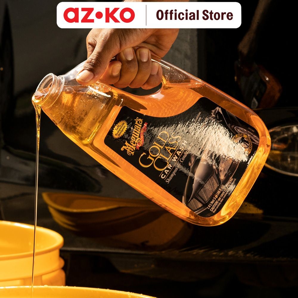 AZKO Meguiars Gold Class Shampoo Dan Conditioner Mobil 1.9 ltr Car Shampoo Sabun Cuci Mobil Cairan P