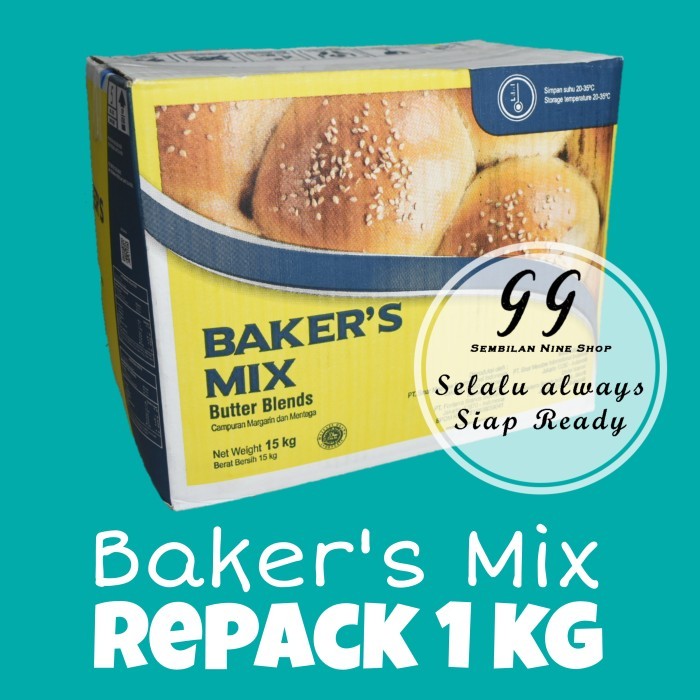 

ATMAA Baker's Mix Anchor 1 Kg Repack Butter Blend Campuran Mentega Margarine