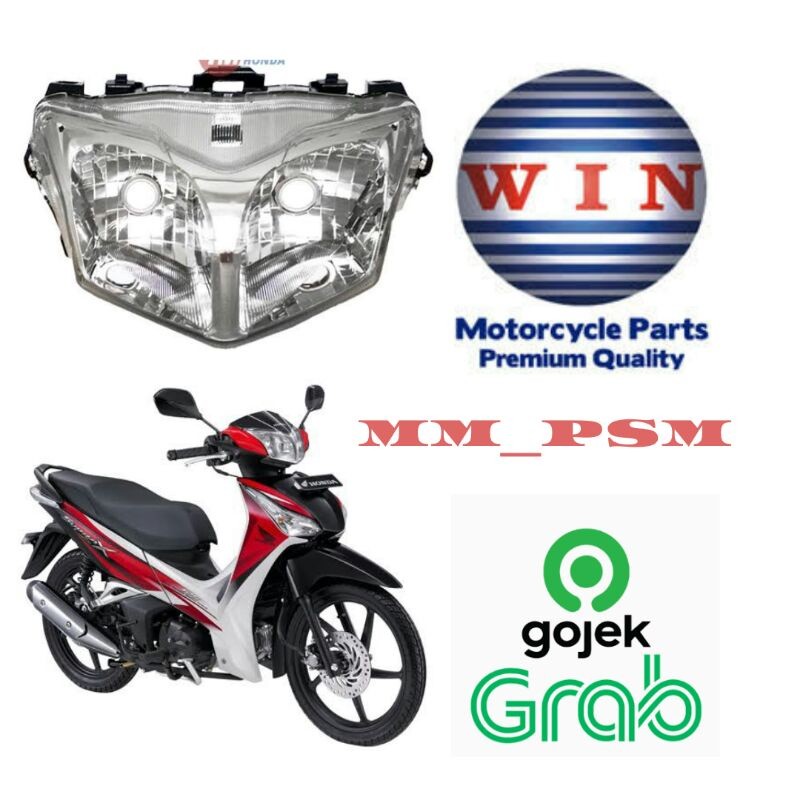 COD// HEADLAMP SUPRA X 125 HELM IN / LAMPU DEPAN SUPRA X 125 HELM IN / REFLEKTOR SUPRA X 125 HELM IN
