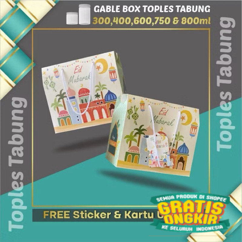 

Gable box tali lebaran hampers ramadhan hari raya idul fitri pink unik/ keluarga oleh oleh