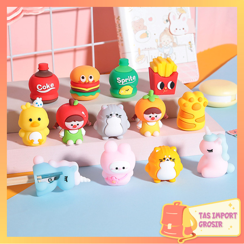 

Tas Import - S6313 Peraut Pensil Motif Karakter / Mini Sharpener Karakter 3D / Mini Serutan Pensil Lucu / Rautan Pensil Karakter Lucu