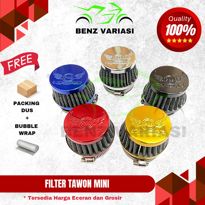 VARIASI SARINGAN FILTER KARBU/FILTER UDARA MINI MOTOR UNIVERSAL PE 24 26 28 FILTER TAWON MINI
