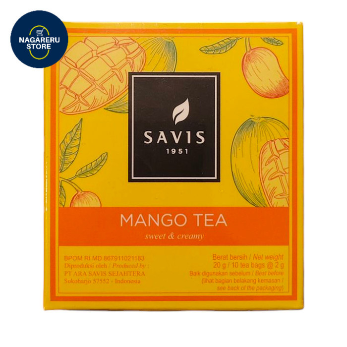 

Savis 1951 mango tea sweet and creamy 20gr