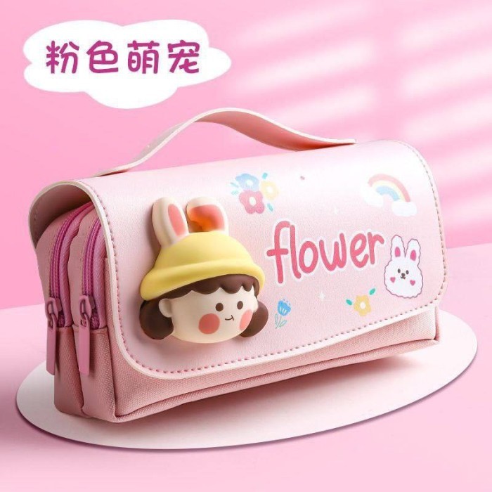 

BEST P R O M O BEST SELLER PENCIL CASE SQUISHY TEMPAT PENSIL SEKOLAH ANAK - cute